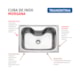 Cuba De Embutir Morgana Inox Escovado Tramontina 69x49cm - d1d8d5fa-40d9-4edb-a0ce-35a4af170950