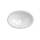 Cuba De Embutir Oval 49,5x33cm Branco Celite - 63874e27-4cc8-4a31-9a66-d218dcc774fa