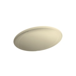 Cuba De Embutir Oval L37 Creme Deca 49x36,5 cm