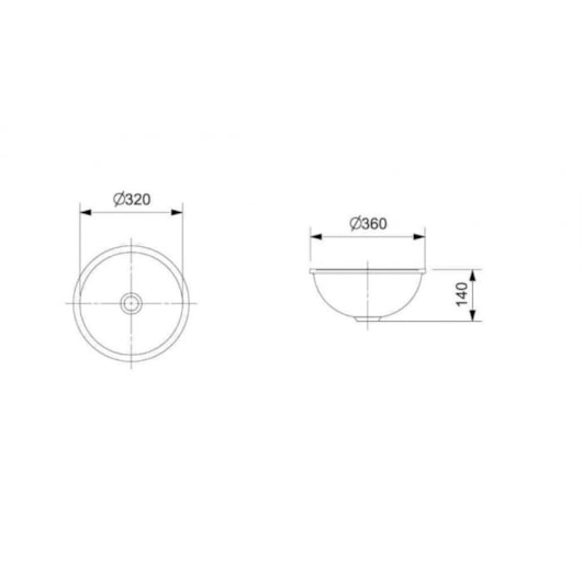 Cuba De Embutir Redonda Sem Mesa Sem Ladrão 36,5cm Branco Incepa - Imagem principal - 41d4ecc6-7385-40dd-be1b-008cd57c4575