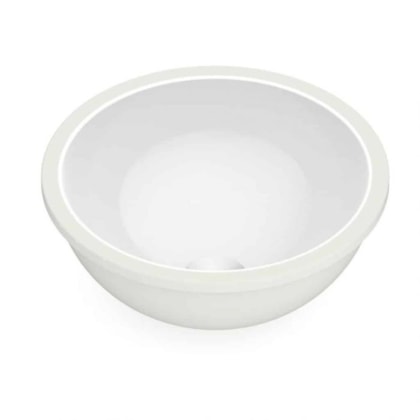 Cuba De Embutir Redonda Sem Mesa Sem Ladrão 36,5cm Branco Incepa