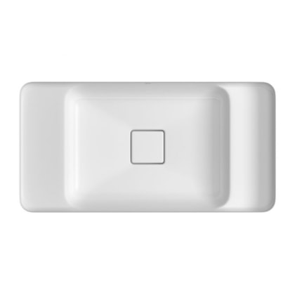 Cuba De Embutir Retangular Com Mesa Branco Deca 60x30cm