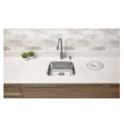 Cuba De Inox N0 Lavínia 3.1/2 Com Válvula Alto Brilho Tramontina 40x34x17cm - Imagem principal - 44d8406c-354c-499b-977b-f2e703442059