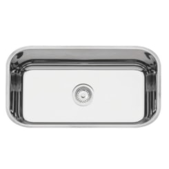 Cuba De Inox N2 Lavínia 56x34cm 3.1/2' Com Válvula 94054/407 Polida Tramontina