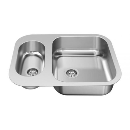 Cuba De Inox N3 4.1/2' Sem Válvula Alto Brilhante Ghelplus 59x40cm