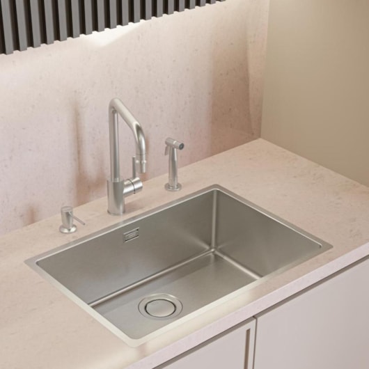 Cuba de Inox Quadrium Acetinado Tramontina 60x40x20,5cm - Imagem principal - 8abefa20-12bc-4e6b-adfb-8bb427068f1a
