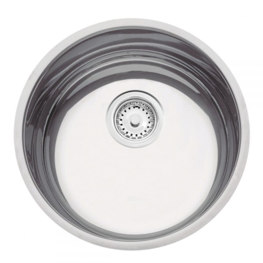 Cuba De Inox Redonda Luna Perfecta 35cm 3.1/2' Com Válvula  94042/407 Polida Tramontina - Imagem principal - 53e7252f-8376-4541-95c0-732bd70616f1
