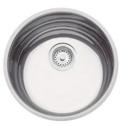 Cuba De Inox Redonda Luna Perfecta 35cm 3.1/2' Com Válvula  94042/407 Polida Tramontina