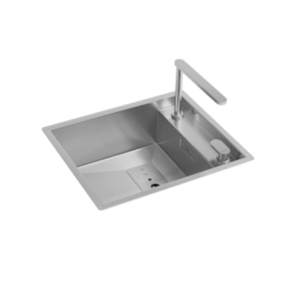 Cuba De Inox Supra Com Válvula Deca 50x40cm