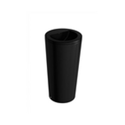 Cuba De Piso Redonda 83,5cm Com Mesa Lc.1272.95 Ébano Deca