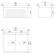 Cuba De Semi Encaixe De Porcelana Para Cozinha Cub2021c Branco Kromma 84x45x25cm - 68794c52-fd31-49c4-a1e9-43cefb24871d