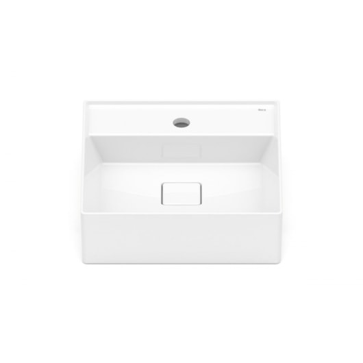 Cuba De Semi Encaixe T10 Terra Branco Roca 40x40cm - Imagem principal - 031199e6-f3ff-4113-843e-b465ba0425fe