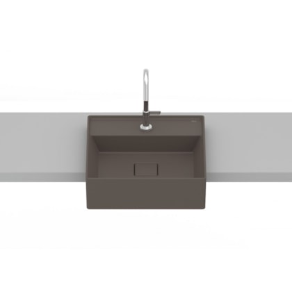 Cuba De Semi Encaixe T10 Terra Cafe Roca 40x40cm