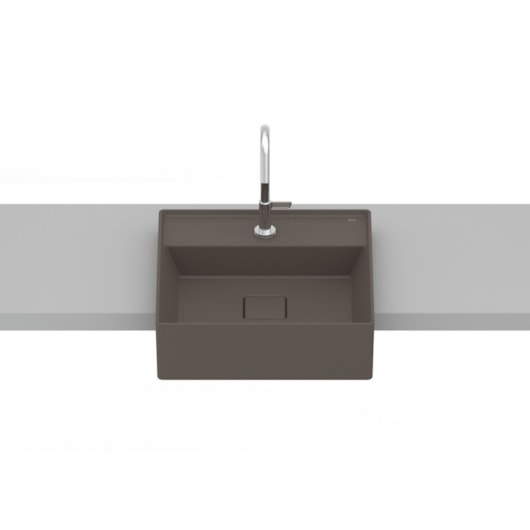 Cuba De Semi Encaixe T10 Terra Cafe Roca 40x40cm - Imagem principal - f876c15f-ff8c-42fe-84bc-e02cd8b8a7a4