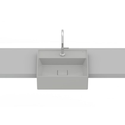 Cuba De Semi Encaixe T10 Terra Stone Roca 40x40cm