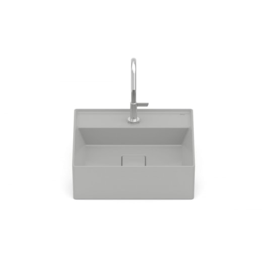 Cuba De Semi Encaixe T10 Terra Stone Roca 40x40cm - Imagem principal - 6e74a561-c6f9-473c-a33a-a3c0e60de4c0