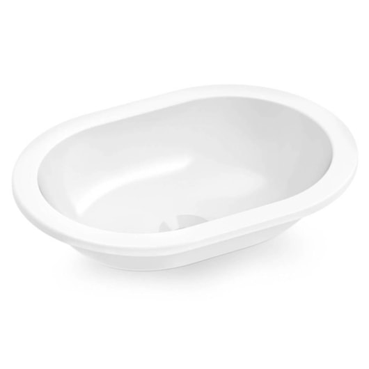 Cuba De Sobrepor E Embutir Oval 430x310  Branco Celite - Imagem principal - f2d6cc8c-e863-4425-be66-906e97fd8dc1