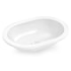 Cuba De Sobrepor E Embutir Oval 430x310  Branco Celite - 15f4fb8a-8b48-4498-aeff-115525249d90