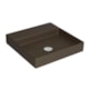 Cuba De Sobrepor Quadrada 40x40cm Com Mesa L129 Marrom Fosco Deca - 128ee73b-9bc9-45fd-8381-da030df9dd08