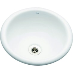 Cuba De Sobrepor Redonda 31cm L50 Branco Deca