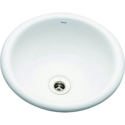 Cuba De Sobrepor Redonda 31cm L50 Branco Deca - Imagem principal - 039a3d0e-5229-4d75-b684-ac656e8ecef1