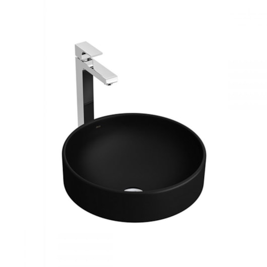 Cuba De Sobrepor Redonda 40x40cm L1050 Ébano Fosco Deca - Imagem principal - 6175c8b4-7d9e-4fef-9181-8b4d86635591