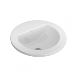 Cuba De Sobrepor Redonda 45x45cm Com Mesa L1272 Branco Deca