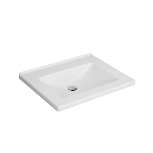 Cuba De Sobrepor Retangular 57x46cm Com Mesa L940 Branco Deca - Imagem principal - eb8aecfc-5cc9-4dcc-a5f7-c6c75e414963