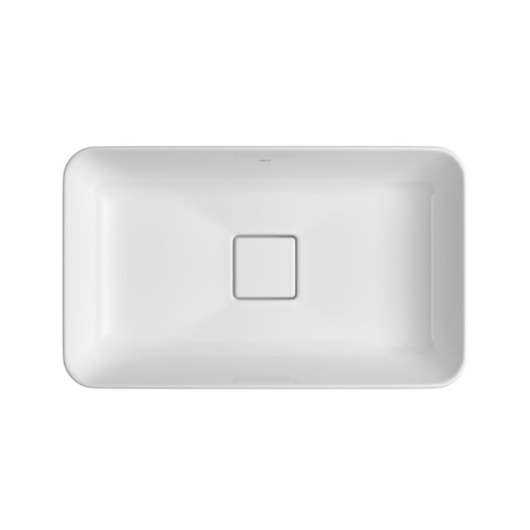 Cuba De Sobrepor Retangular Branco Deca 50cm - Imagem principal - 9b54c60a-9e1f-458f-8726-0ec299b970a1