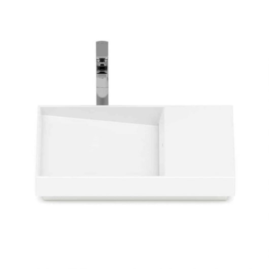 Cuba de Sobrepor Retangular Com Mesa Dash Horizon 60x38cm Branco Matte Roca - Imagem principal - 0057f59c-49c0-47dc-a9b8-e11db772f6b2