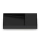 Cuba de Sobrepor Retangular Com Mesa Dash Horizon 60x38cm Matte Black Roca - 2513cb93-b731-42a0-91bb-a11a55bb27d9