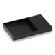Cuba de Sobrepor Retangular Com Mesa Dash Horizon 60x38cm Matte Black Roca - db590d1c-4859-4f81-8cc1-68d1377cf014