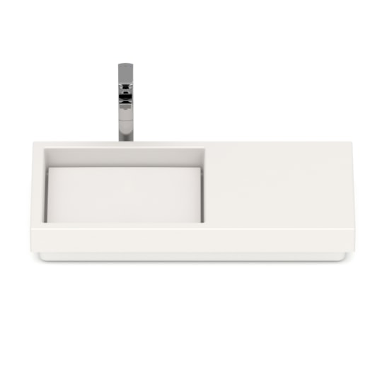 Cuba de Sobrepor Retangular Com Mesa e Tampo Skyline Horizon 80x38cm Beige Roca - Imagem principal - 8067abae-768e-43fb-8671-94e690d6bf88