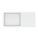Cuba de Sobrepor Retangular Com Mesa e Tampo Skyline Horizon 80x38cm Branco Matte Roca - 324df6f1-9f38-47f5-8025-8354fd3ce4a6
