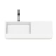 Cuba de Sobrepor Retangular Com Mesa e Tampo Skyline Horizon 80x38cm Branco Matte Roca - 2b1bca19-b64d-41ca-bab9-f5789c57e2e2