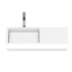 Cuba de Sobrepor Retangular Com Mesa e Tampo Skyline Horizon 80x38cm Branco Roca - 9e2f1723-b56b-4993-a4da-c4f959574e4a