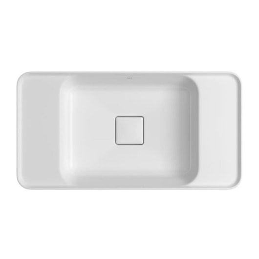Cuba de Sobrepor Retangular Com Mesa Slim Branco Deca 62cm - Imagem principal - f4530aad-4f93-484b-aa5b-c1fbe1c0fe76
