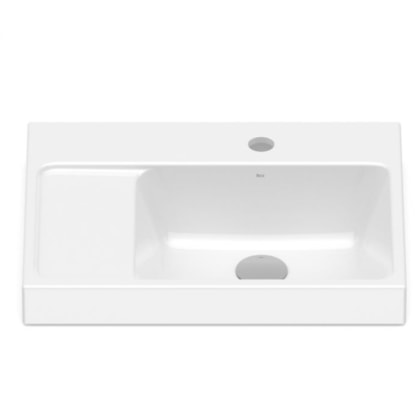 Cuba de Sobrepor Retangular Optica L50 50x38cm Branco Roca