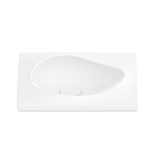 Cuba De Sobrepor Retangular Ruy Ohtake 62X45cm Blanco Mate Roca - Imagem principal - dc769462-bfb3-4e61-a91a-73920ac66833