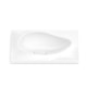 Cuba De Sobrepor Retangular Ruy Ohtake 62x45cm Branco Brilho Roca - fd21389f-d5e9-4dc8-af0e-13cc599a2902
