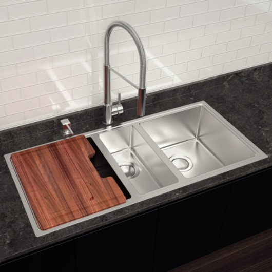 Cuba Design Collection Quadrum 2.5 C 34 em Aço Inox com Acessórios Tramontina - Imagem principal - 1341c628-9c95-49c1-968e-15bcd2aaf2bb