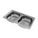 Cuba Dupla 304 Com Válvula Saida De Agua 4,5  Embutir Polido Docol 72,2x37x14cm - fe1066c2-a970-4c7a-a8f5-cc3b89013b8d