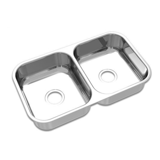 Cuba Dupla De Inox Cd-34 Com Válvula Polida Mekal 70x40x17cm - Imagem principal - 30ebb8d2-704e-400c-ba4a-9d38669896a7