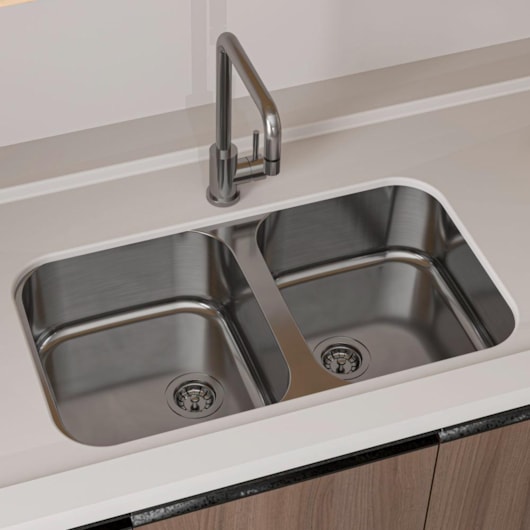 Cuba Dupla N3 Com Válvula 3.1/2 Para Lavatório De Mesa Brilho Plus Ghelplus 72x40x14cm - Imagem principal - 8ceb1cd5-6fef-4088-9631-87f365183d0c
