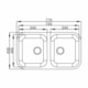 Cuba Dupla N3 Com Válvula 3.1/2 Para Lavatório De Mesa Brilho Plus Ghelplus 72x40x14cm - fa05ec7c-d33a-4f0a-b066-2506ed81072f