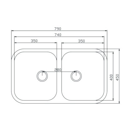 Cuba Dupla Premium N3 3.1/2 Alto Brilho Ghelplus 740X400X150Mm