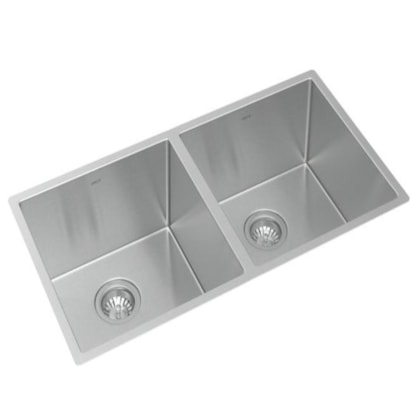 Cuba Dupla Retangular Inox Suprema Deca 80X40cm
