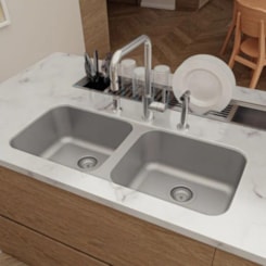 Cuba Em Inox Dora Duo 2C Acetinado Tramontina 40L