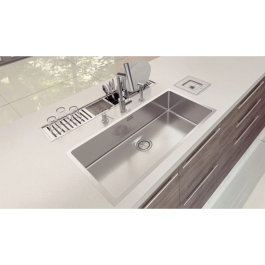 Cuba Em Inox Quadrum Scotch Brite Tramontina 90cm - Imagem principal - 05a80e21-fe2c-409e-ab86-dece3bb7b70a