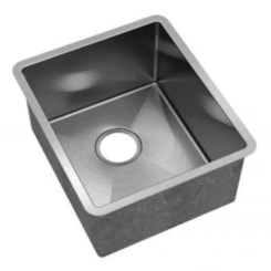 Cuba Em Inox Retta Lr34 Mekal 34x40x23cm